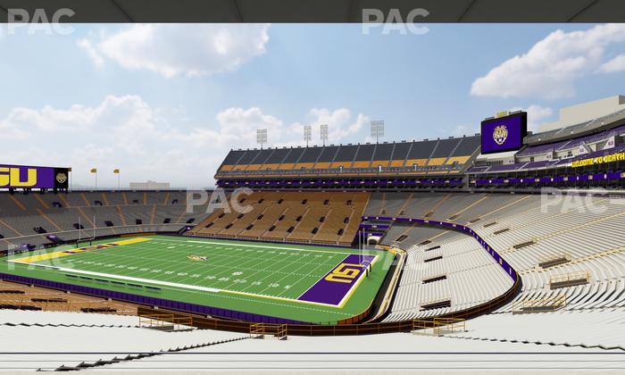 Tiger Stadium - Section Club 102 Seat View