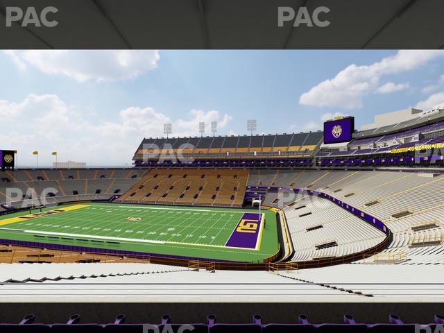 Tiger Stadium - Section Club 103 Seat View