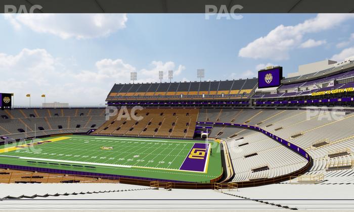 Tiger Stadium - Section Club 103 Seat View