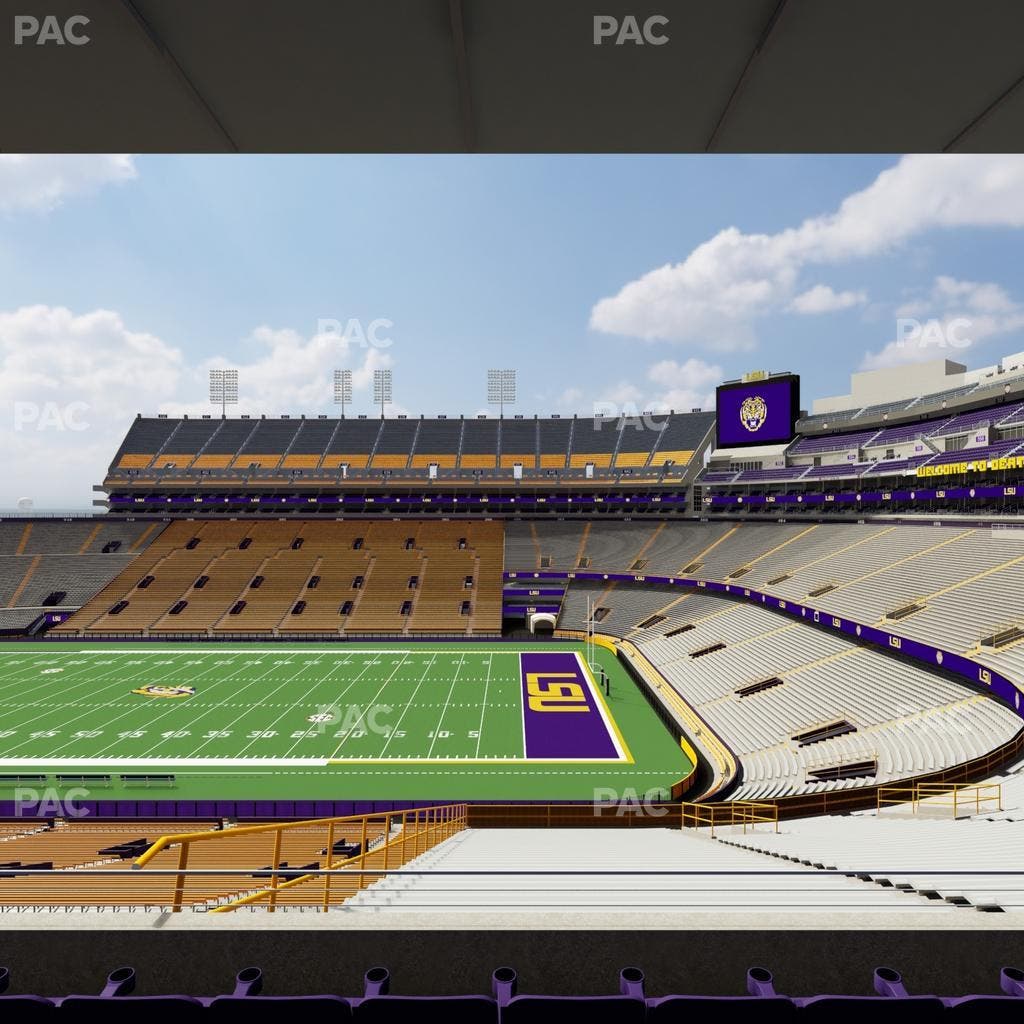 Tiger Stadium - Section Club 104 Seat View