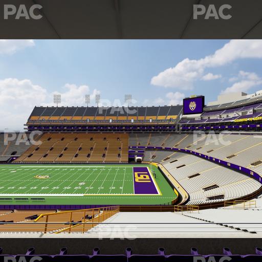 Tiger Stadium - Section Club 104 Seat View