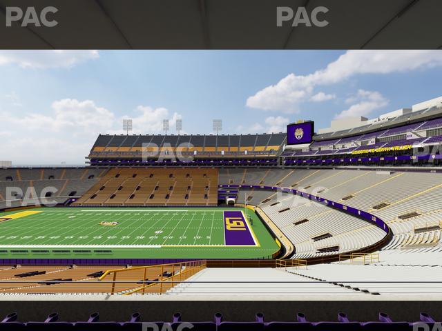 Tiger Stadium - Section Club 104 Seat View
