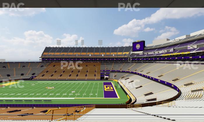 Tiger Stadium - Section Club 104 Seat View
