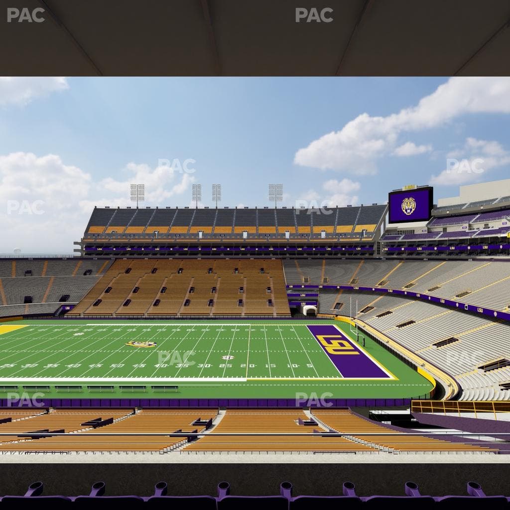 Tiger Stadium - Section Club 105 Seat View