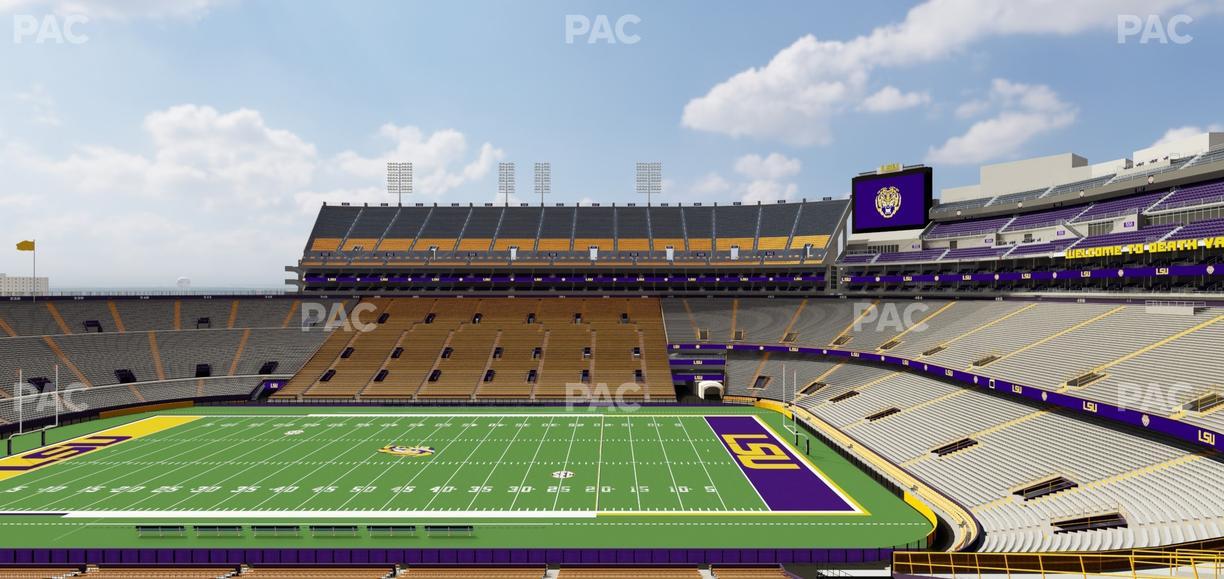 Tiger Stadium - Section Club 105 Seat View
