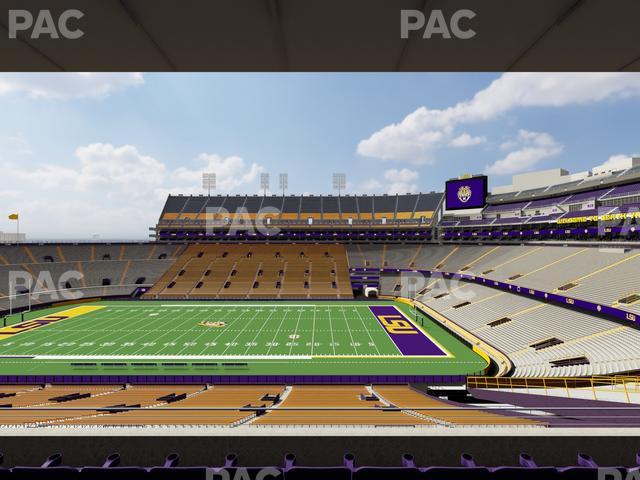 Tiger Stadium - Section Club 105 Seat View