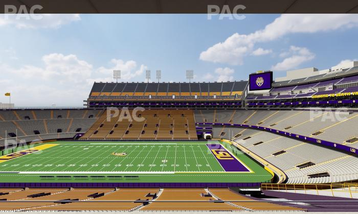 Tiger Stadium - Section Club 105 Seat View