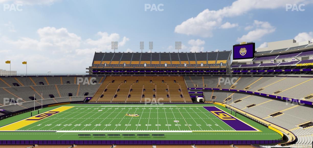 Tiger Stadium - Section Club 106 Seat View