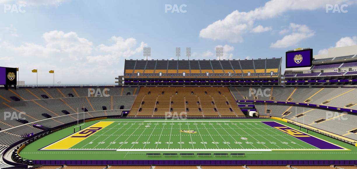 Tiger Stadium - Section Club 107 Seat View