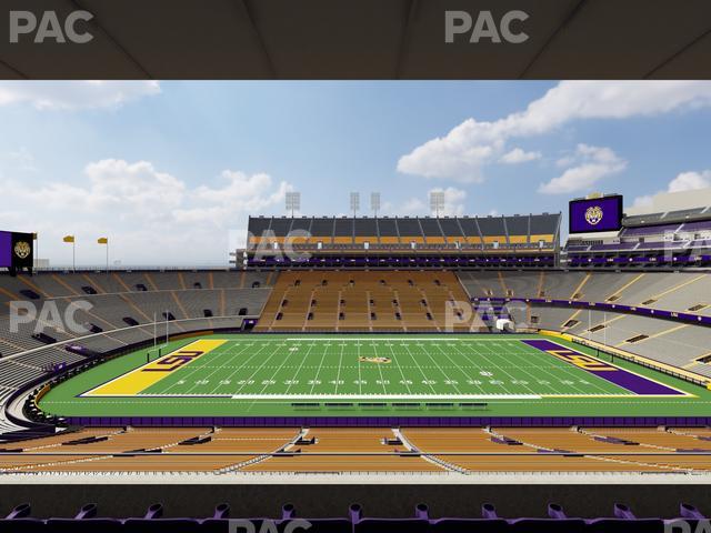 Tiger Stadium - Section Club 107 Seat View