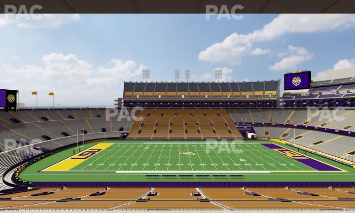 Tiger Stadium - Section Club 107 Seat View