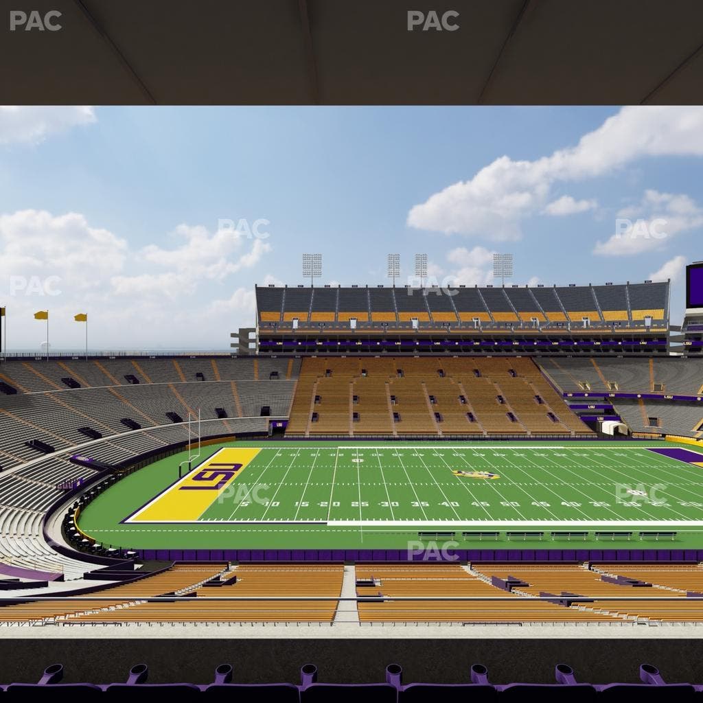 Tiger Stadium - Section Club 108 Seat View