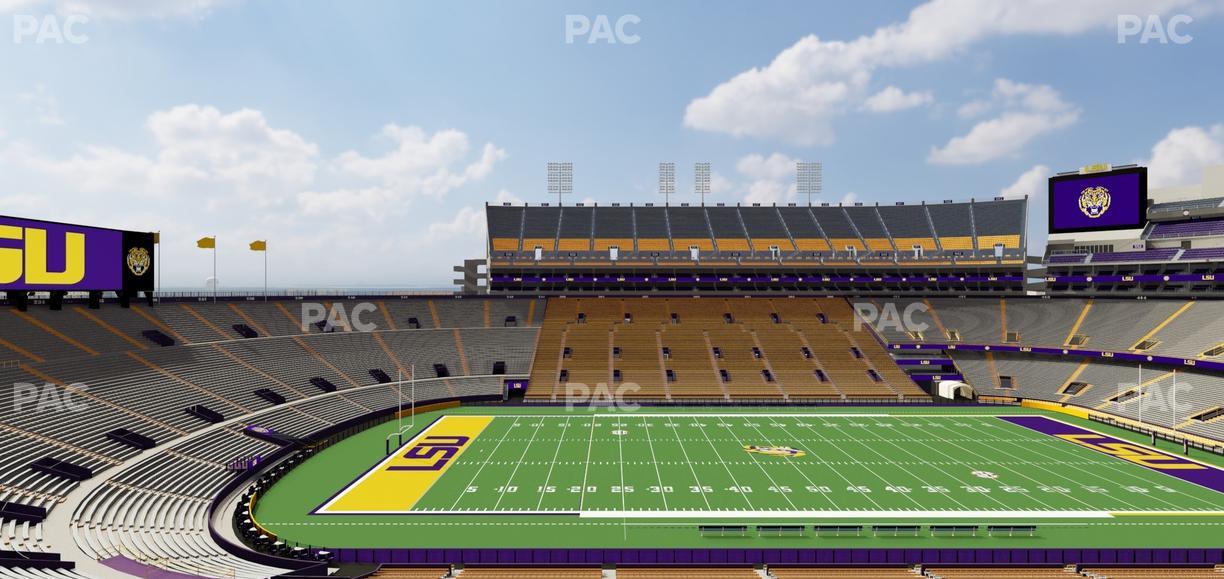 Tiger Stadium - Section Club 108 Seat View