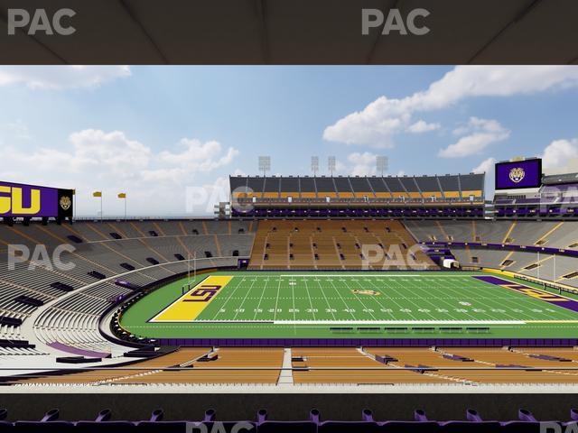 Tiger Stadium - Section Club 108 Seat View