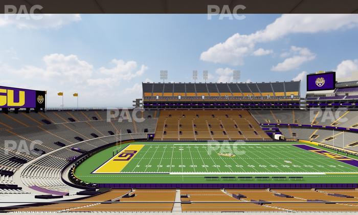 Tiger Stadium - Section Club 108 Seat View