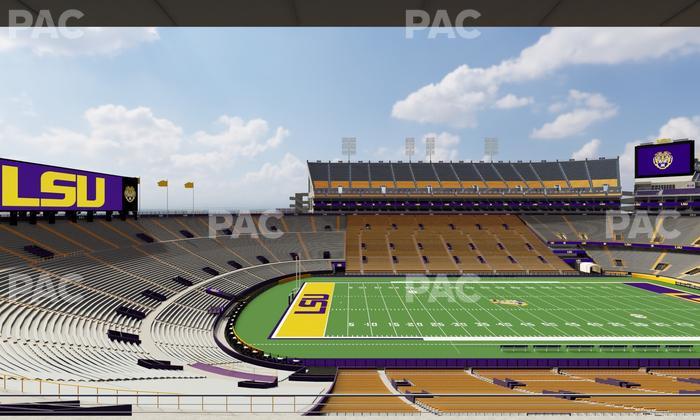 Tiger Stadium - Section Club 109 Seat View