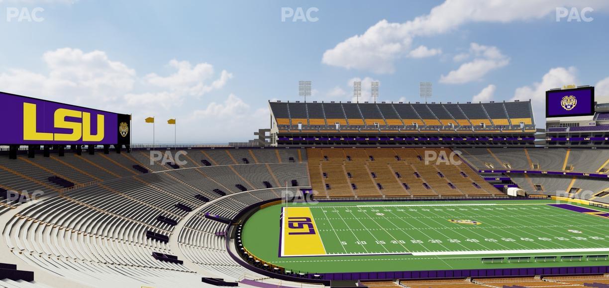 Tiger Stadium - Section Club 110 Seat View