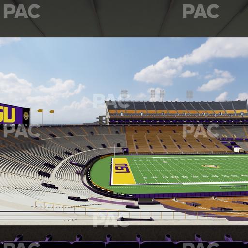 Tiger Stadium - Section Club 110 Seat View