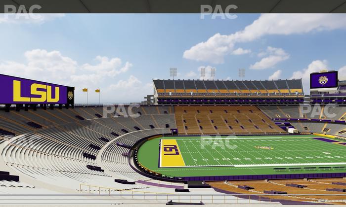 Tiger Stadium - Section Club 110 Seat View