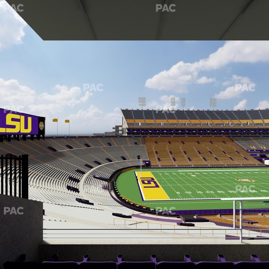 Tiger Stadium - Section Club 111 Seat View