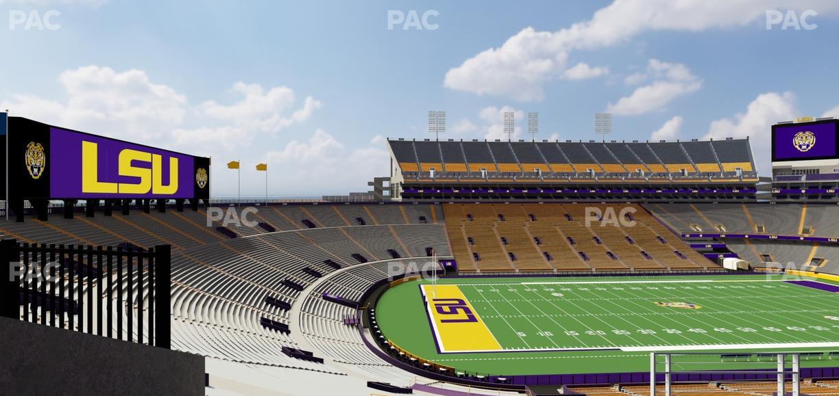 Tiger Stadium - Section Club 111 Seat View