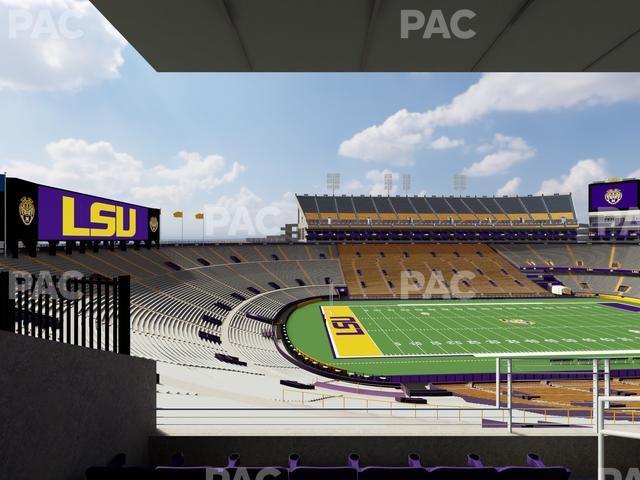 Tiger Stadium - Section Club 111 Seat View