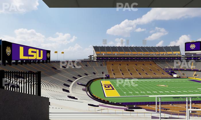 Tiger Stadium - Section Club 111 Seat View