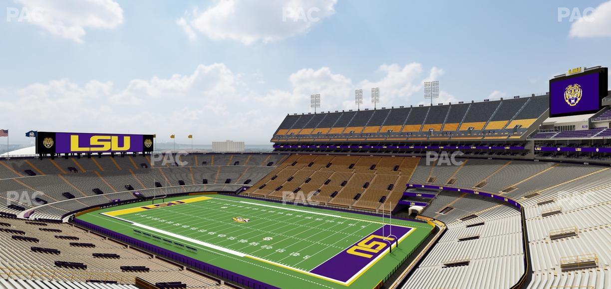 Tiger Stadium - Section Club 201 Seat View