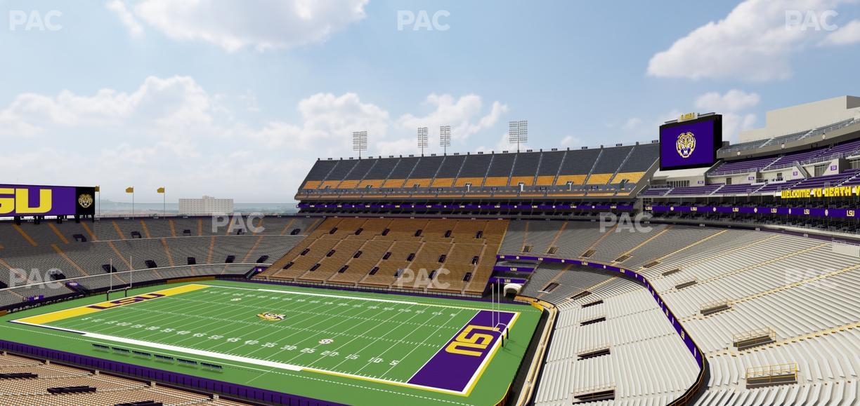 Tiger Stadium - Section Club 202 Seat View