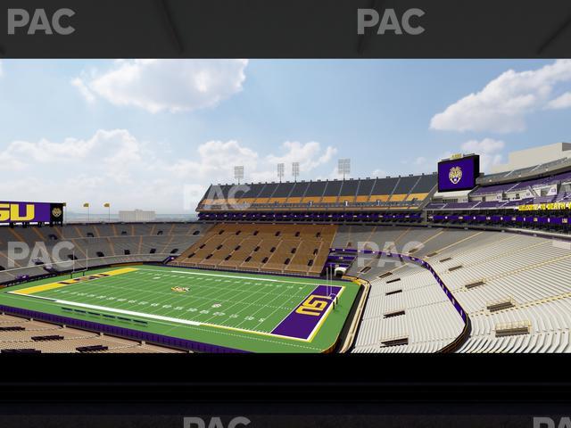 Tiger Stadium - Section Club 202 Seat View