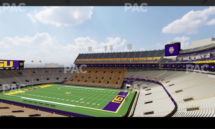 Tiger Stadium - Section Club 202 Seat View