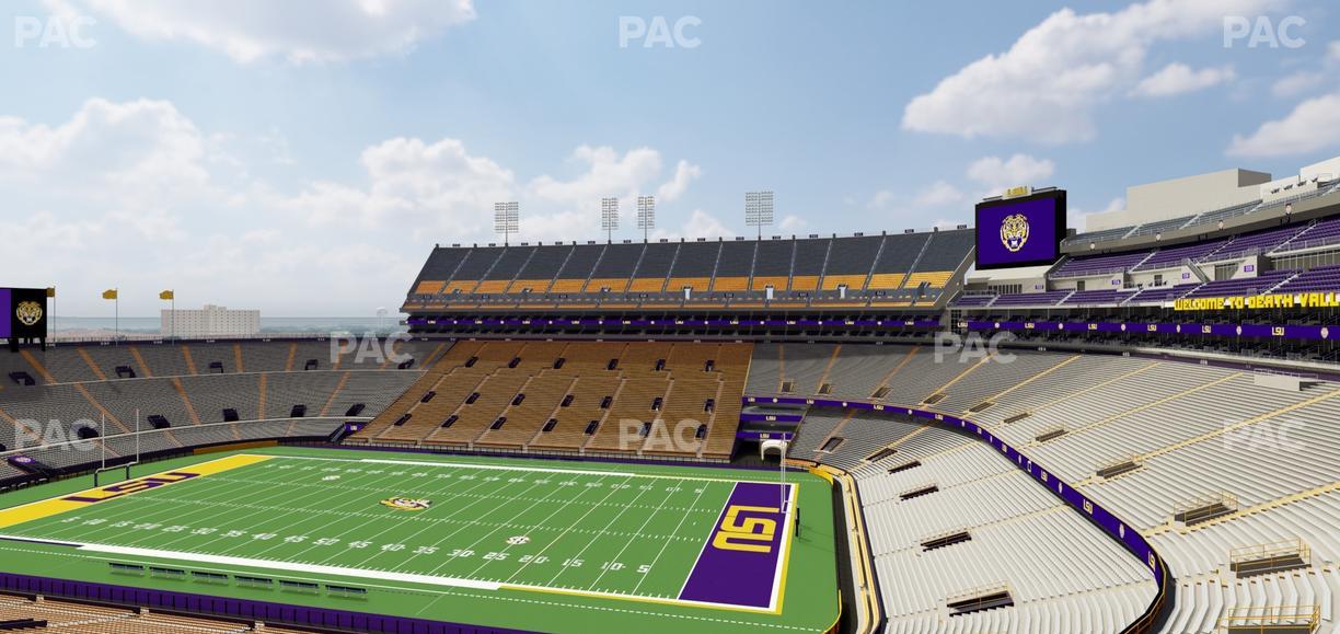 Tiger Stadium - Section Club 203 Seat View