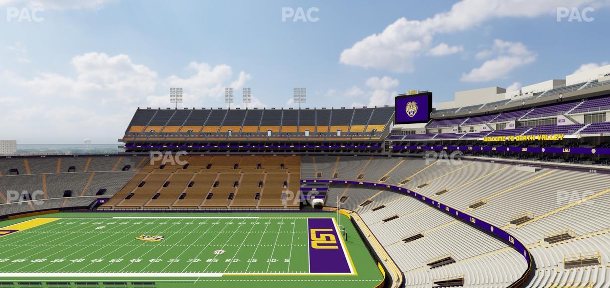 Tiger Stadium - Section Club 204 Seat View