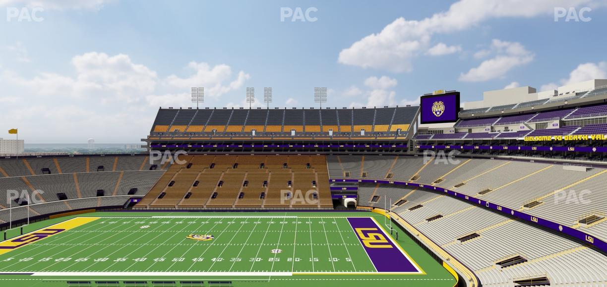 Tiger Stadium - Section Club 205 Seat View