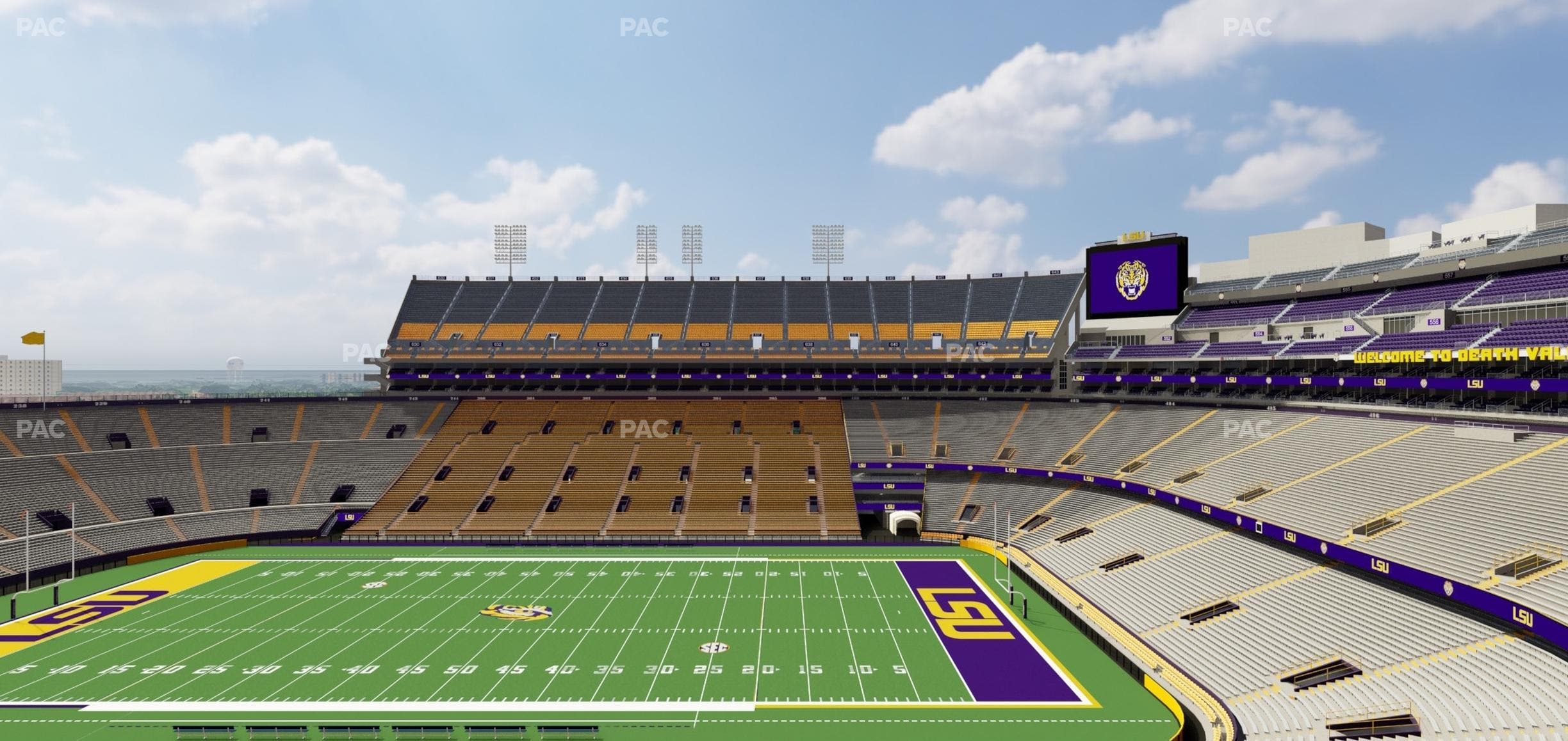 Tiger Stadium - Section Club 205 Seat View