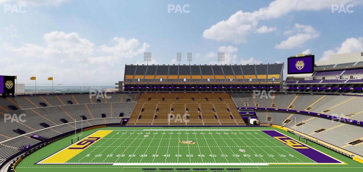 Tiger Stadium - Section Club 207 Seat View