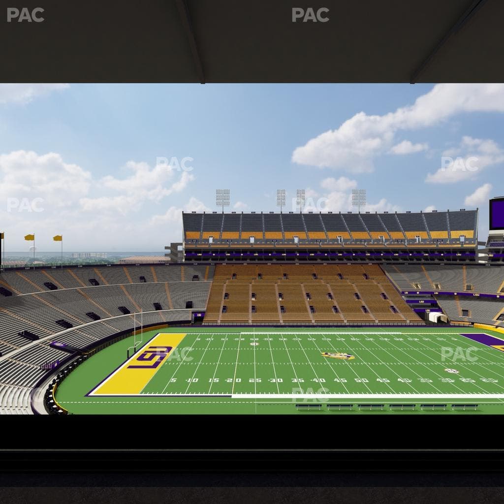 Tiger Stadium - Section Club 208 Seat View