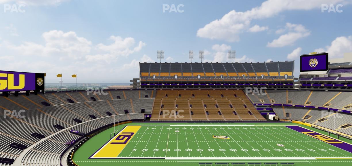 Tiger Stadium - Section Club 208 Seat View