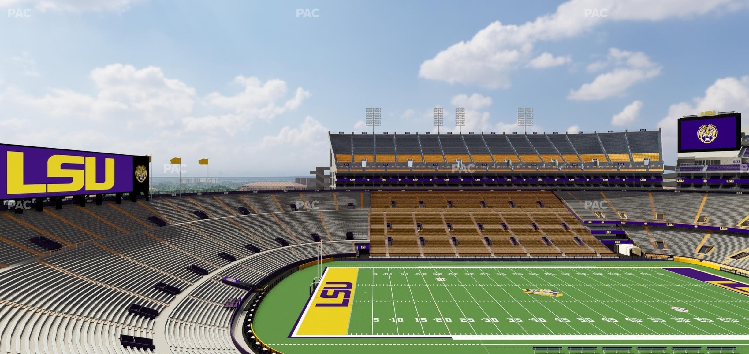Tiger Stadium - Section Club 209 Seat View