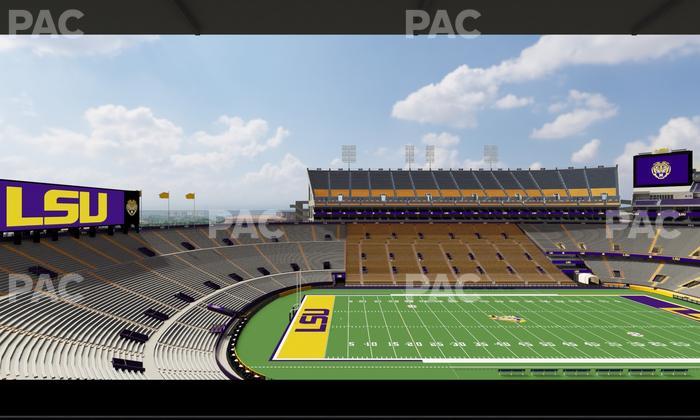 Tiger Stadium - Section Club 209 Seat View