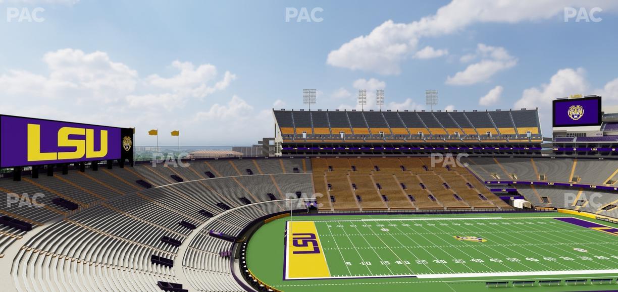 Tiger Stadium - Section Club 210 Seat View