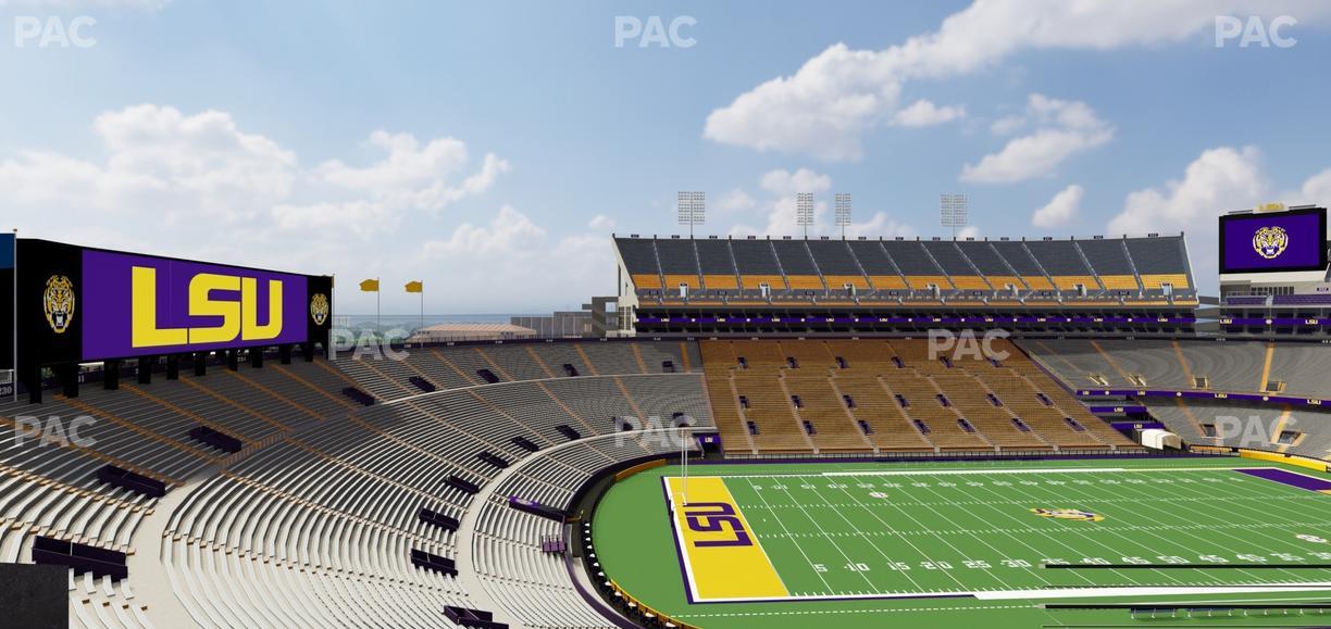 Tiger Stadium - Section Club 211 Seat View