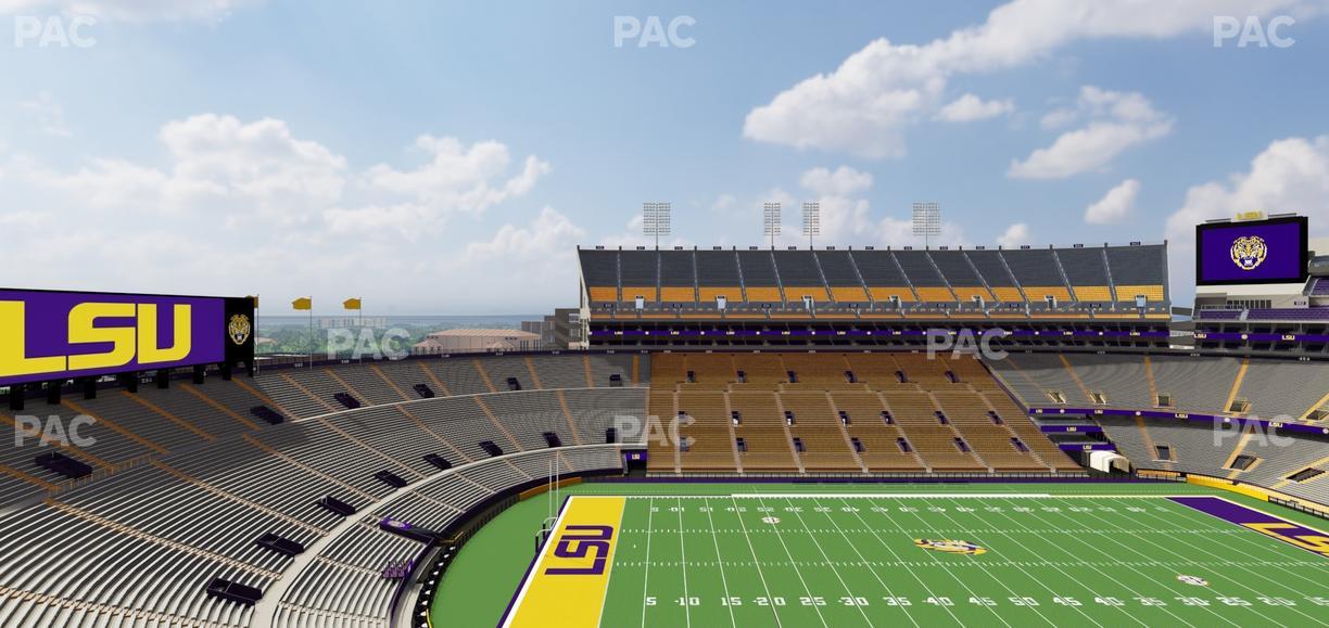 Tiger Stadium - Section Club 309 Seat View