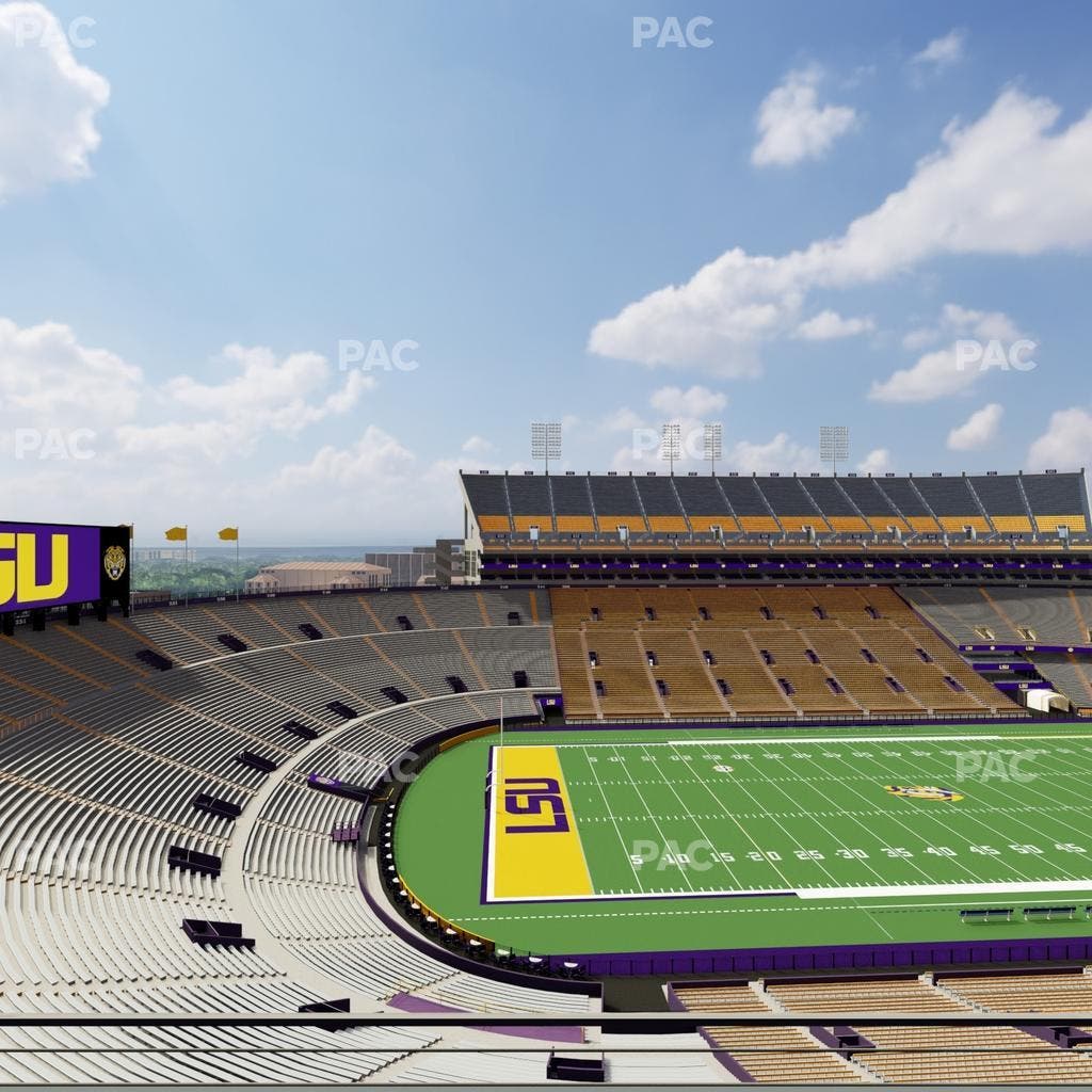 Tiger Stadium - Section Club 310 Seat View