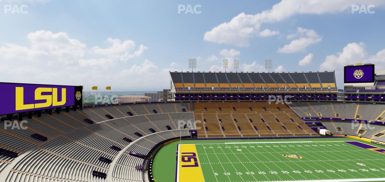 Tiger Stadium - Section Club 310 Seat View