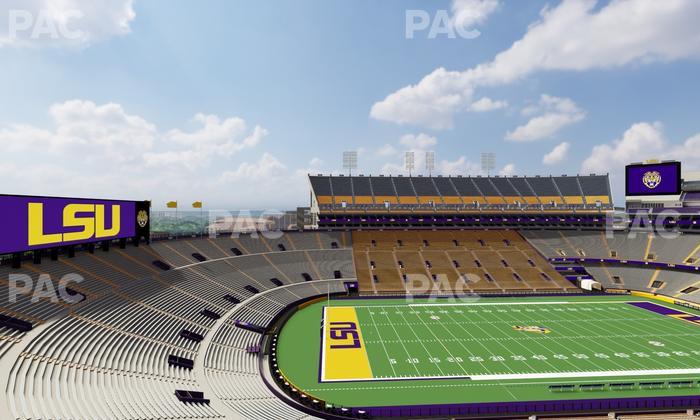 Tiger Stadium - Section Club 310 Seat View