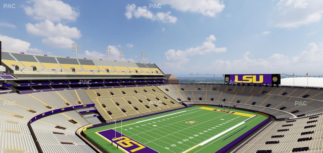 Tiger Stadium - Section Club 550 Seat View