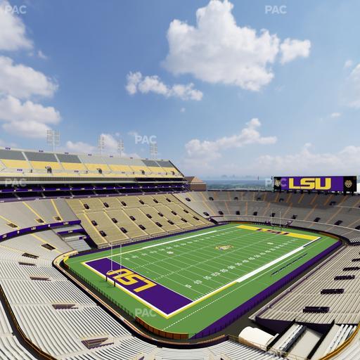 Tiger Stadium - Section Club 550 Seat View