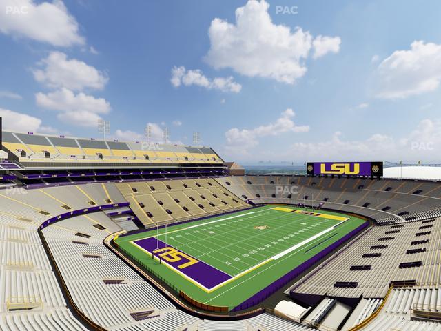Tiger Stadium - Section Club 550 Seat View