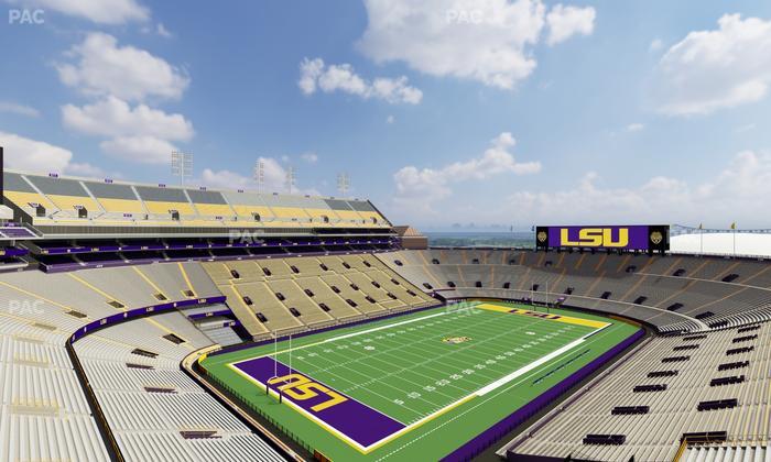 Tiger Stadium - Section Club 550 Seat View